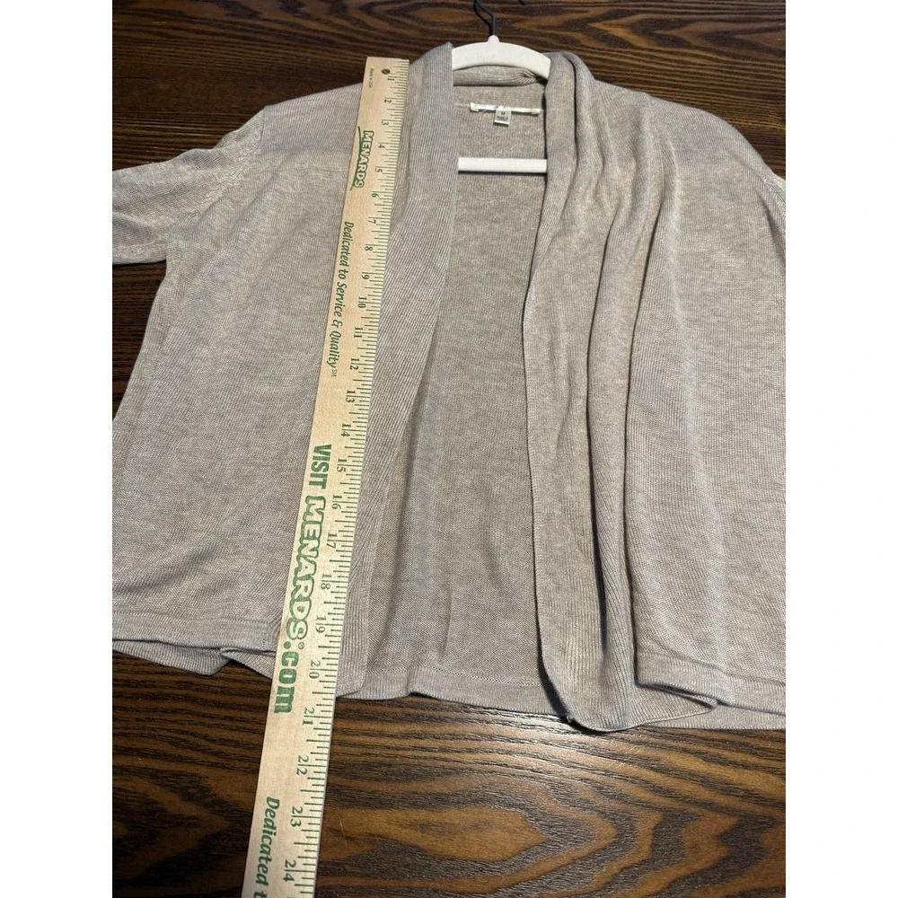 CYRUS Beige Open Front Knit Cardigan Sweater M‎